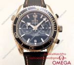 Replica Omega Seamaster Planet Ocean 600m Chronograph Leather Watch